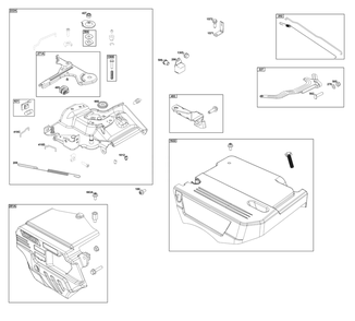 Part Location Diagram of 84004195 Briggs and Stratton LEVER, GOVERNOR CONTROL